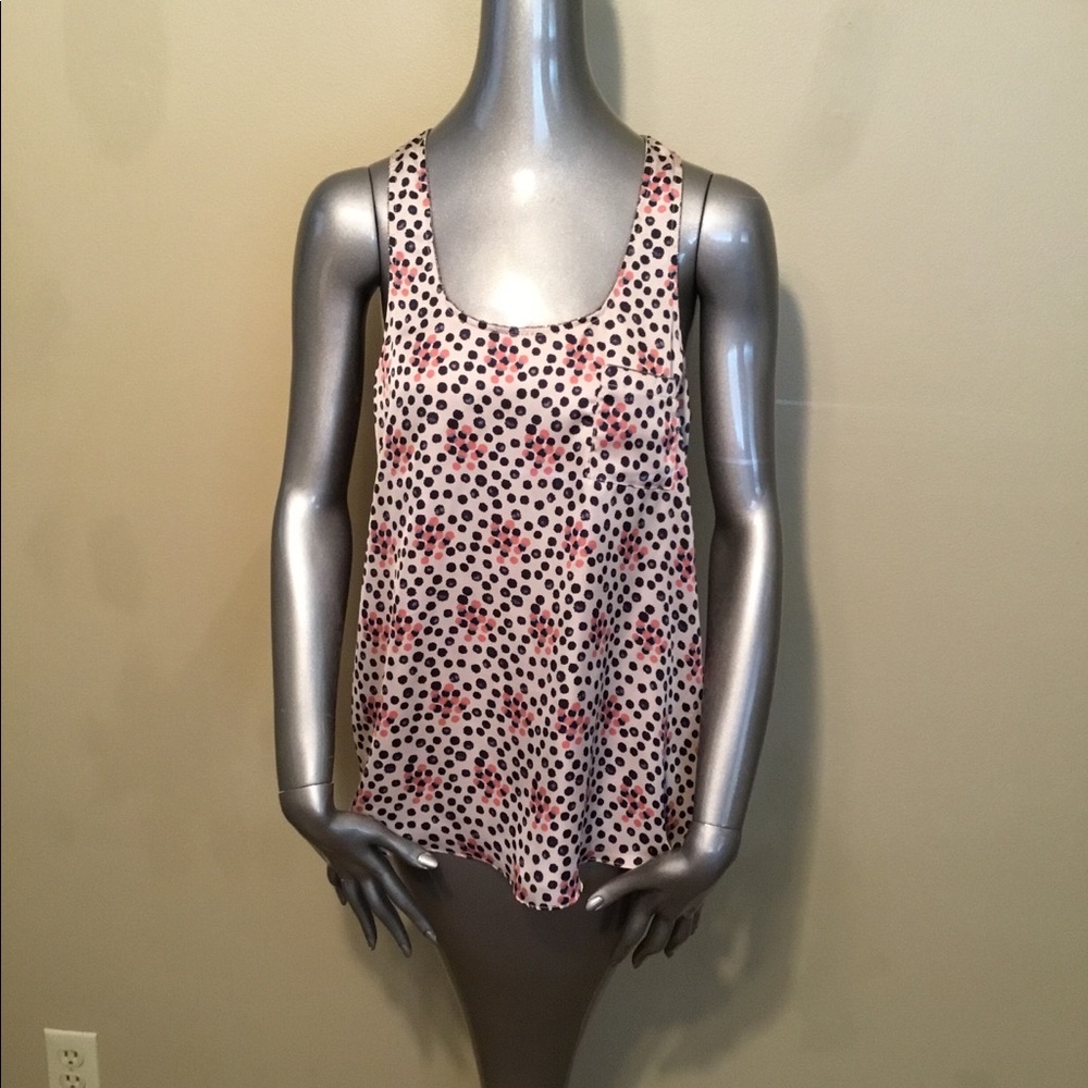 Aqua gold/black beaded racerback tank tops
